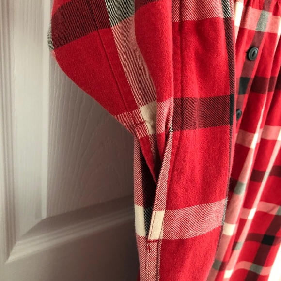 Vintage Jones New York Flannel Shirt Dress - Picture 5 of 9